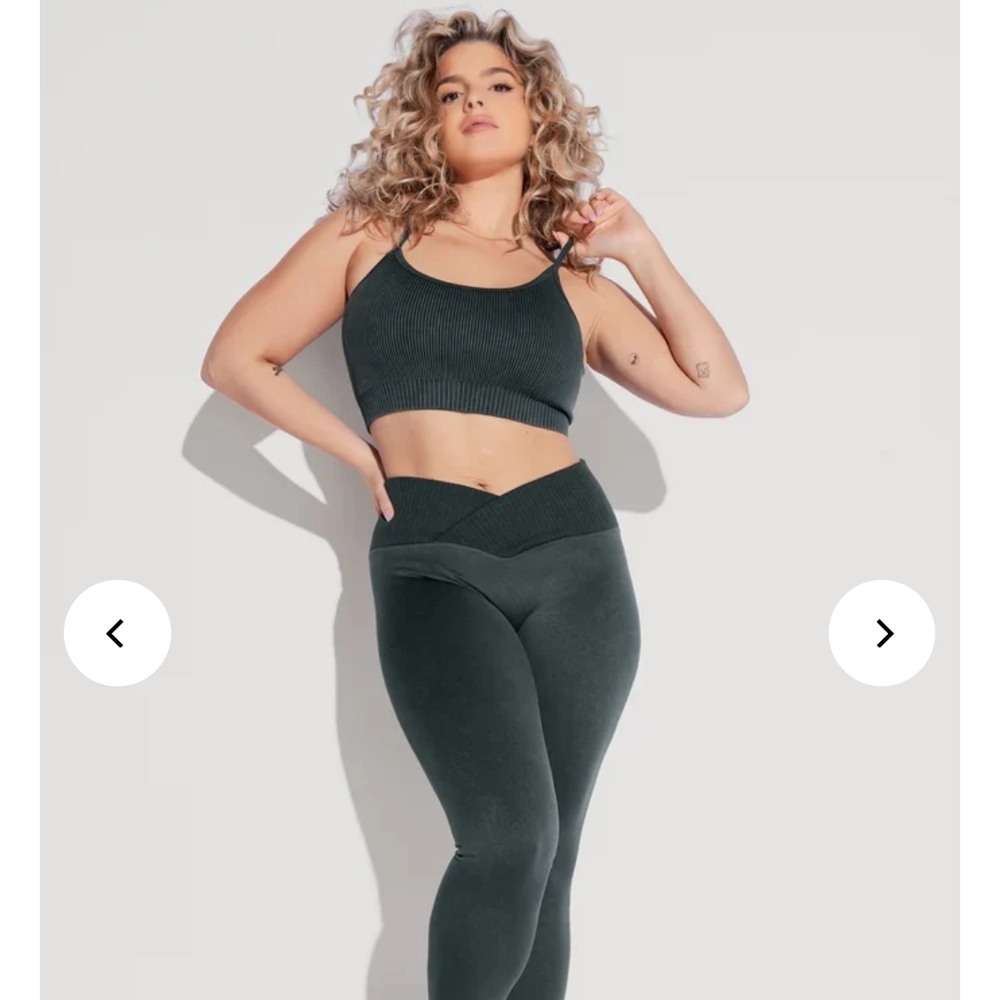 Popflex Crisscross Seamless Leggings - Magical Forest